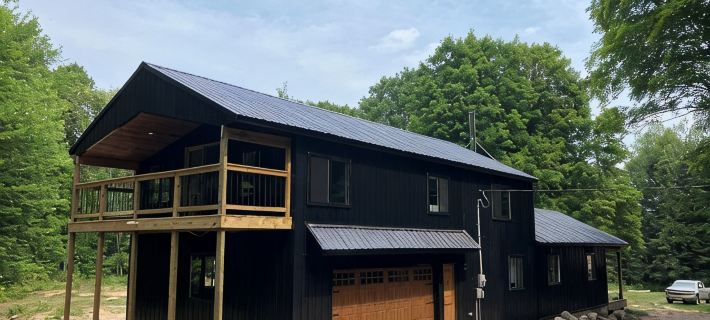 Large luxury cabin way back in the woods on ORV trail Hotels in Chippewa County