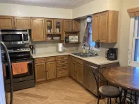 3 bedroom, 2 bath in a quiet neighborhood. Newly remodeled side of a duplex.
