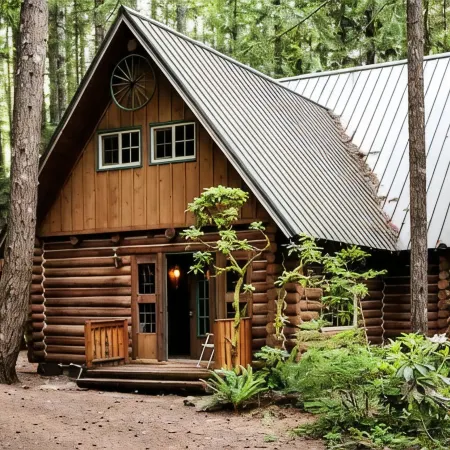 Camp Neary - epic hand built log cabin