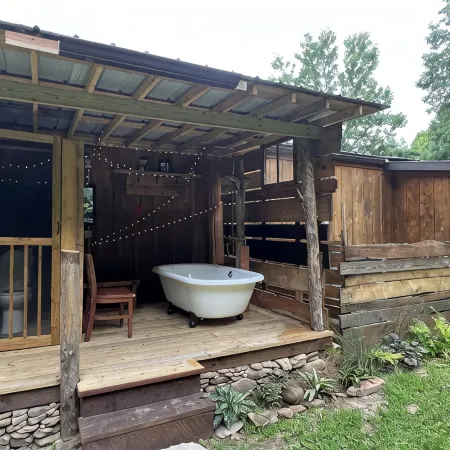 Hemlock Hollow--Secluded wilderness cabin bordering Park