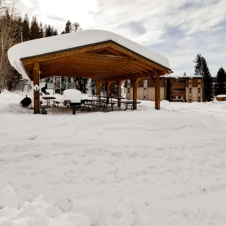 Red Sled at Hi Country Haus - 2 bed, 2 bath with a shuttle stop.