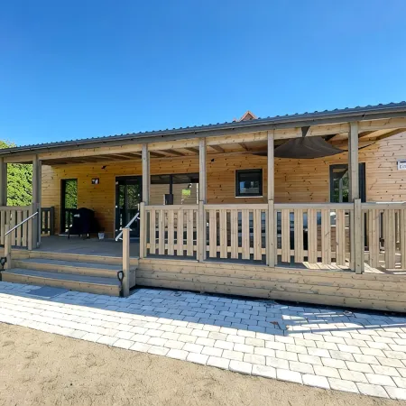 Wassermann vacation home with box-spring beds and large terrace