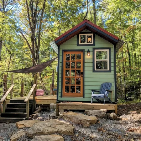Tiny House~Creeks & River Nearby