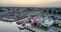 Oceanview Riverfront retreat w/ hot tub and private dock! - 10 min from DE Turf - 4-Star
