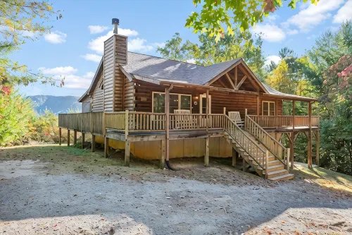 Secluded Wood Cabin-Amazing Mtn Views, Hot Tub, WiFi - Alppimaja