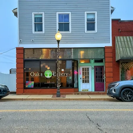 Stay in downtown Three Oaks overlooking the main street!