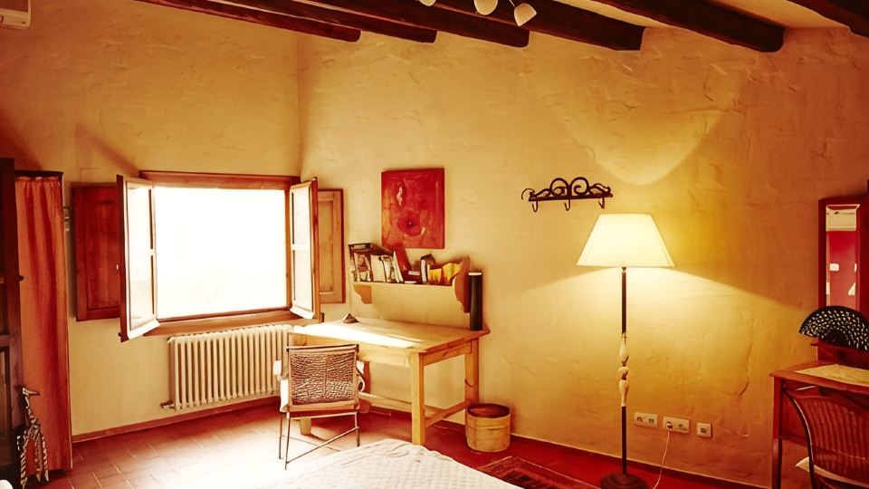 Typical Spanish Masia (country house) of natural stone with private garden and pool