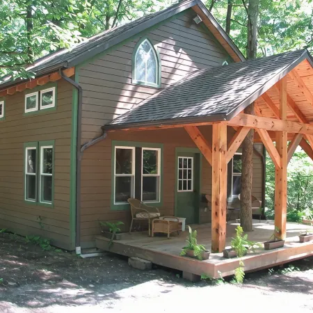 Cabin on the North Country Trail and close to the Clarion River. Open all Year.