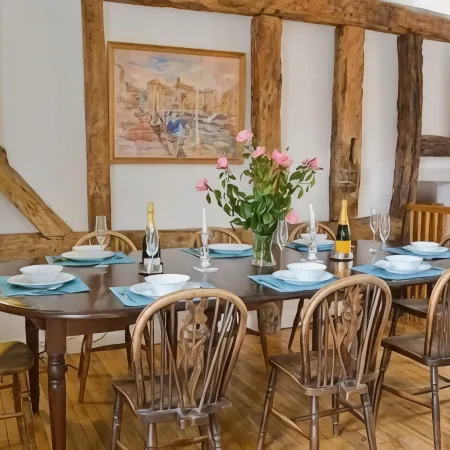Priory Barn - ideal for large family groups. Sleeps 8/9 adults plus 3 children