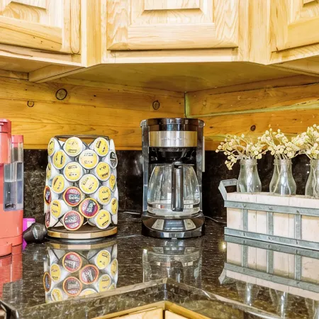 A Real Log Cabin in the Pines with a Huge Game Room and a Jacuzzi Tub!