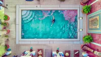 Riad Adahab - piscine