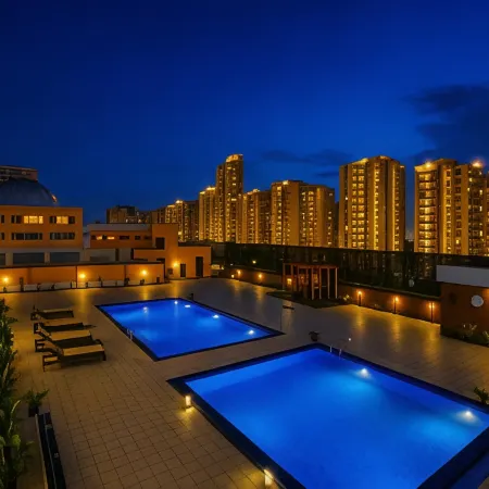 FabHotel Prime Spectrum Metro - with Pool | 5 Mins Walk from Sector 75 Metro