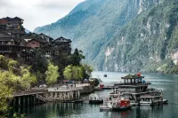 Gongtan Ancient Town Derunting Homestay - con vista montagne