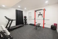 Amazing Home Near IU's Campus with Indoor Basketball Gym & Outdoor Pool/Hot Tub - Gym