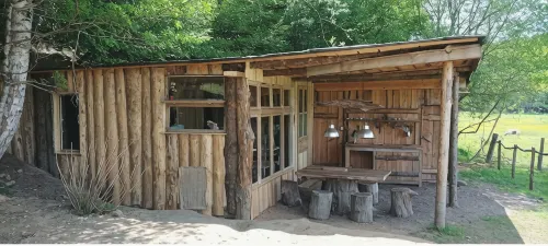 Waterside cabin in the Corrézienne countryside