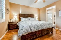 NEW! Cozy desert getaway with private backyard and seasonal pool! - Pools
