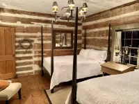 距主街僅8分鐘的私人門禁牧場內Log Cabin - 木屋