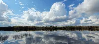 Northwoods cozy 3BR/2BA lakefront cabin on ATV/UTV trail