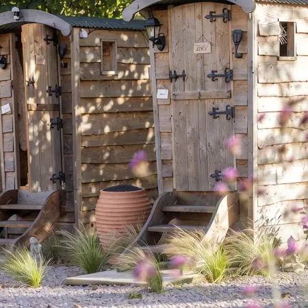 Luxury Tent-Peaceful Meadow-Firepit-Superb Views.Dogs WiFi-Beaches 10 Mins Sauna
