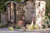 Luxury Tent-Peaceful Meadow-Firepit-Superb Views.Dogs WiFi-Beaches 10 Mins Sauna