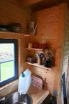 Autarker Schäferwagen mit Kamin Ganzjährig Nutzbar - 2 星級