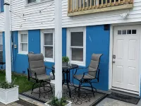 Lower deck, Salisbury Beach, Melo's Beach House Rentals Hotels in Salisbury