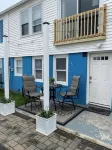 Lower deck, Salisbury Beach, Melo's Beach House Rentals