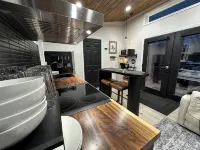 Layla Haus – Marion Tiny Home Fenced Yard Fire Pit