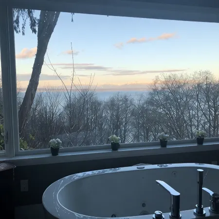 Spacious Romantic Salish Sea View Suite on Luxury Seattle Estate