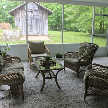 Updated cottage across from Lake Barkley, awesome patio, pets welcome!