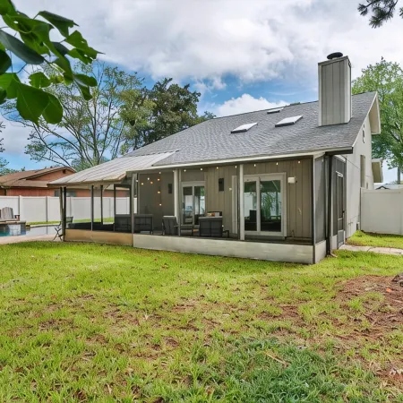 Saltwater Pool I Firepits I Large Fenced Backyard I 4 Miles to Beach