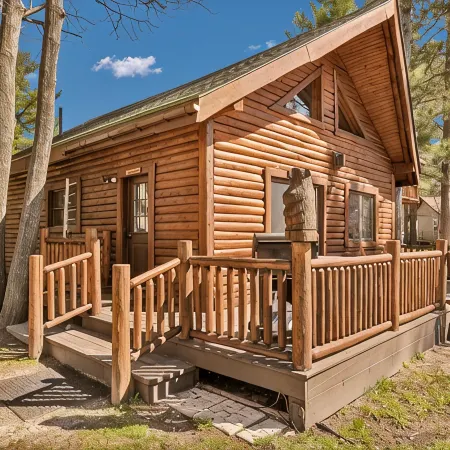 Cabin on AuTrain River a few blocks from Lk Superior, 10 mi from Munising