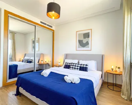 Bright Stylish 1Bd Flat in Jardins de Carthage Hotels in El Kram