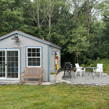 Oceanside Acadia Artist's Studio with high end finishes and local character