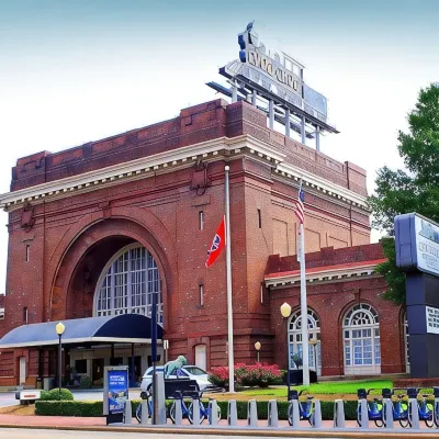 The Hotel Chalet at the Choo Choo Hotels near Coolidge Park Antique Carousel