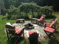 Priv 2nd fl suite-Kingbd; Sit rm w/minibar; prv bath; separate entran nr Acadia Hotele w: Surry