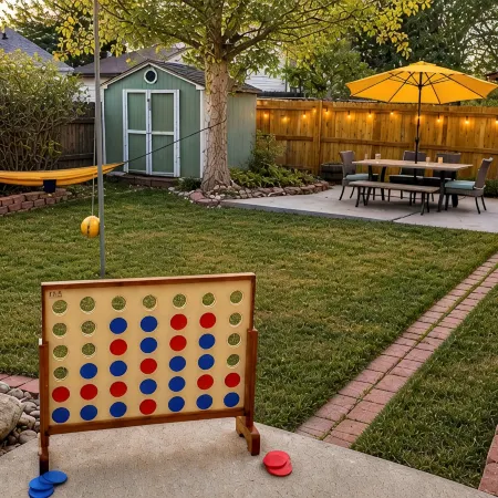 5Br Group Getaway, Backyard Games + Patio