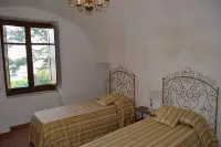 Characteristic nineteenth-century farmhouse. Typical residence