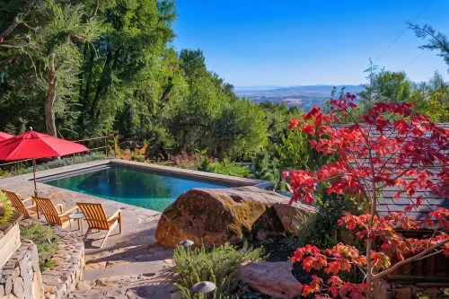 Spectacular Stone Pool/Spa. Views to The Bay.  Near Sonoma Plaza. Ambiance plus! - مسبح خاص