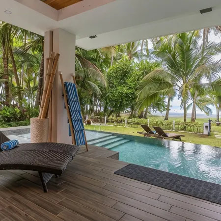 Beachfront Modern Luxe Villa Steps from the Sand!