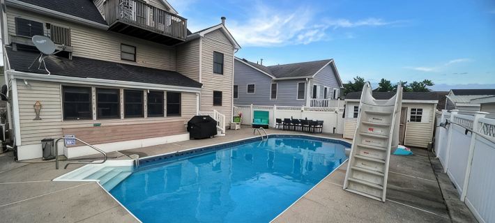 Brigantine Private Oasis – Inground Pool w/ Slide, 3Br + Loft – Pet Friendly Hotels in Brigantine