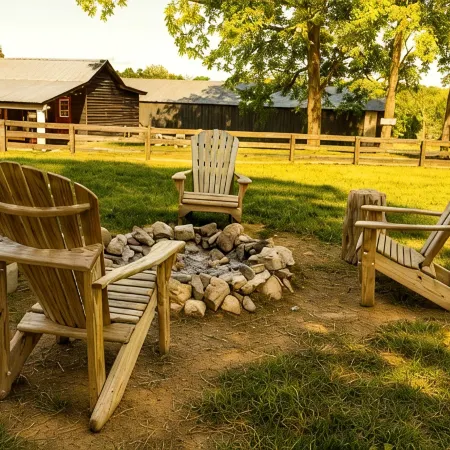 Crockett's Retreat @ Muletown Farm • Fishing Pond • Fire Pit • Horse • Sunsets