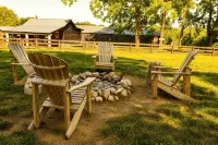 Crockett's Retreat @ Muletown Farm • Fishing Pond • Fire Pit • Horse • Sunsets - シャレー