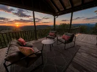 Stunning Long Range Views: Mountaintop Cabin w/ Private Sauna + Outdoor Fire Pit - 3-Star