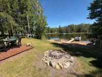 Waterfront Cabin w/ Private Dock & Outdoor Bar near Munising/Manistique - Homestays
