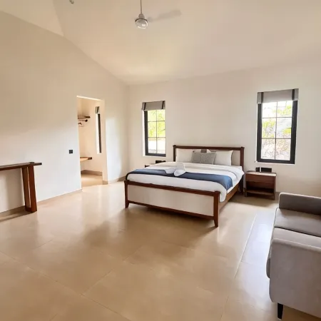 Beach villa Mandrem ocean with Seaview