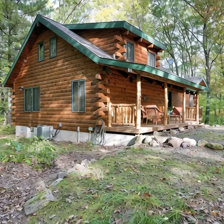 Muskie Ridge- beautiful and rustic 3 bedroom cabin near the Chippewa Flowage.
