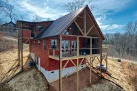 My Mystic Mountain - New Cabin! Hot Tub, 3 fireplaces, Wifi, mins to Hiwassee - Hytter