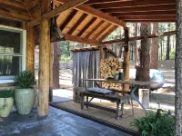 The GETAWAY nestled in the Brazos Cliffs near the river. - 4-Star