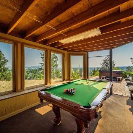 Large luxury home!  Views!  Hot tub!  Game room!  EV charger! Pool table! Grill!